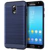 Luxury Carbon Fiber Case for Samsung Galaxy J7 Plus J7+ Full Protective Soft Cover for galaxy j7 plus Shockproof Silicone Case