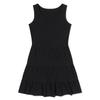 Moa Layered Tank Dress (Black)