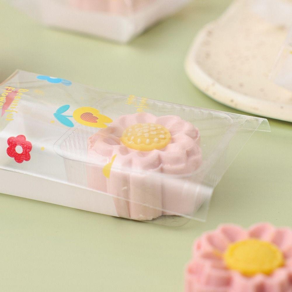 100Pcs/Pack Transparent Mid-Autumn Festival Biscuit Bag Mooncake Packaging Bag DIY Baking