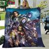 Luxury Game World W-Warcraft Blanket,Flannel Throw Blanket for Home Bedroom Bed Sofa Picnic Office Hiking Leisure Nap