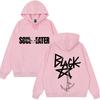 Japanese Anime Soul Eater Logo Funny Hoodie Unisex Clothing Fashion Harajuku Wear Oversized Casual Clothing Winter Streetwear
