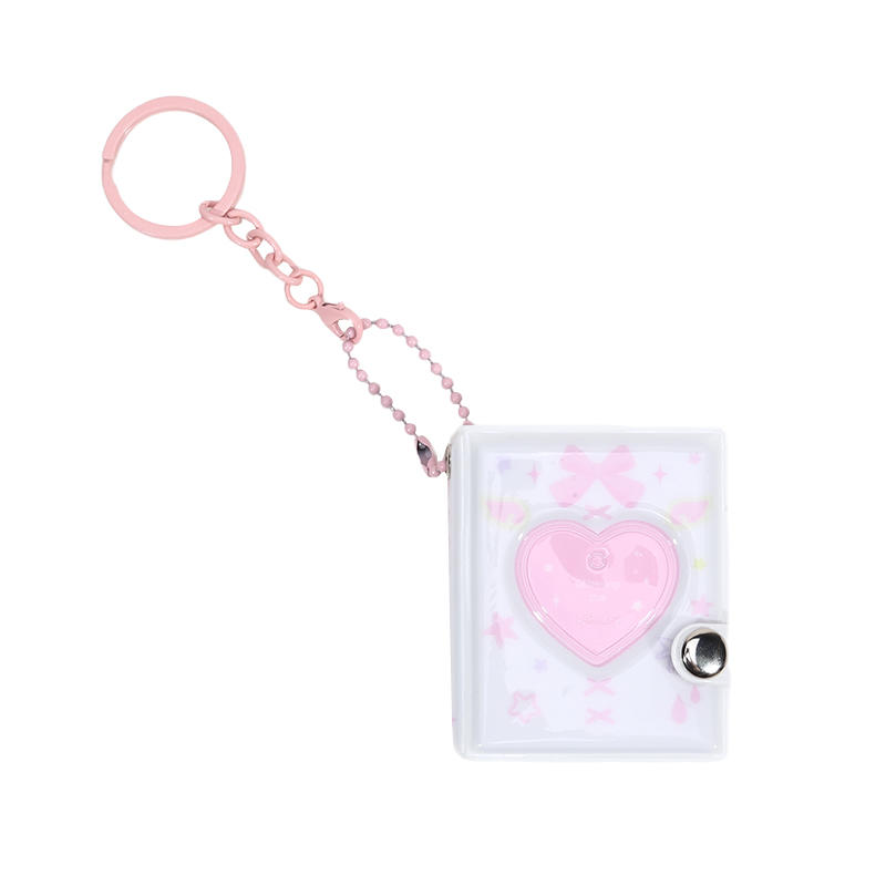 Ins Korean Version Bow Photo Album Student Id Card Storage Book Cute Star Chasing Small Card Display Mini Pendant Book