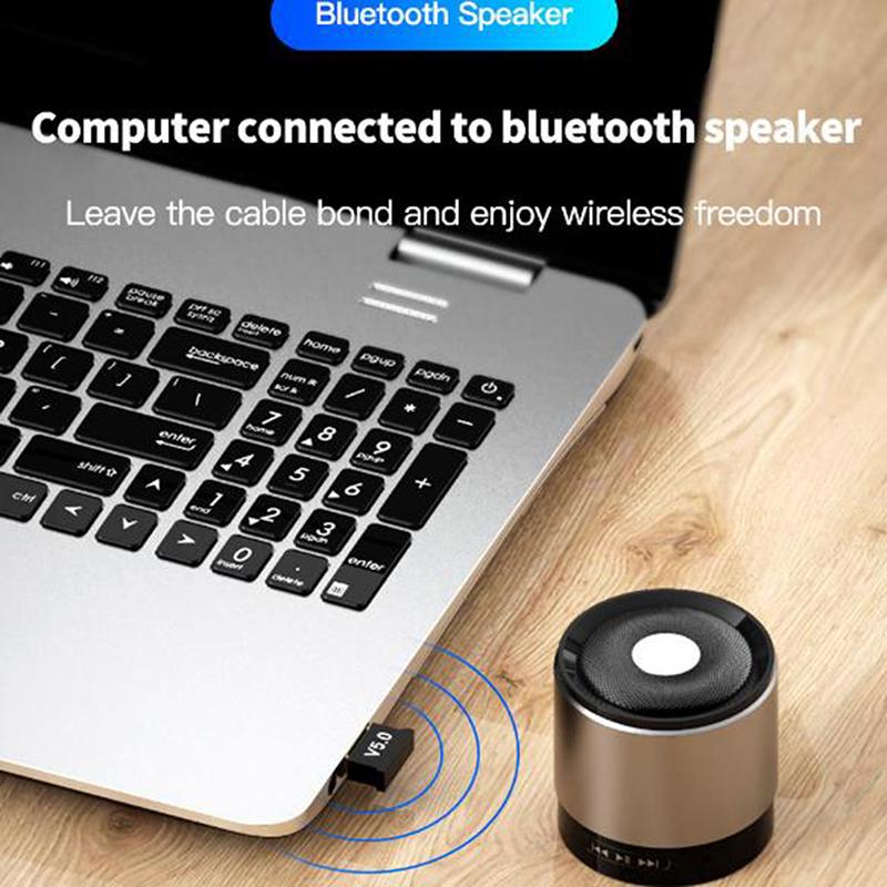 Usb Bluetooth 5.0 Wireless Dongle Adapter Adapter 5.0 Real Pc Receiver Stereo
