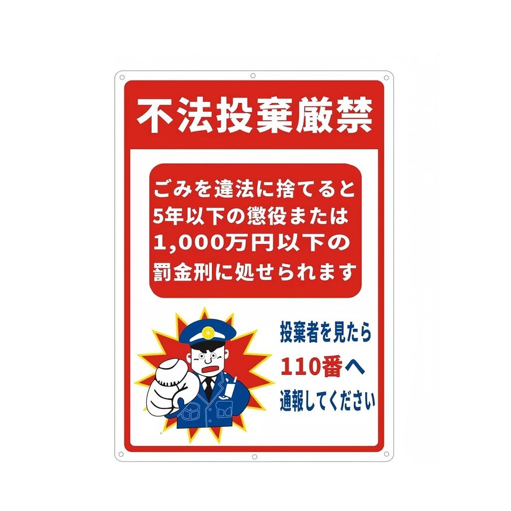 Japanese  Metal Warning Sign No Entry No Passage No Garbage Wall Decoration Sign Road Park Grassland Public Places