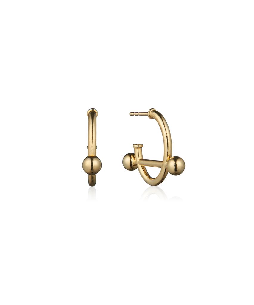 Ille Lan Charlotte Hoop Earrings