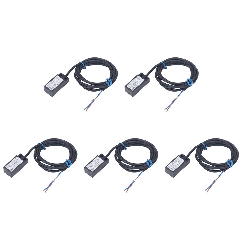 5Pcs Magnetic Switch Sensor 2 Wire Normally Open ABS Proximity Sensor DC AC 5‑200V