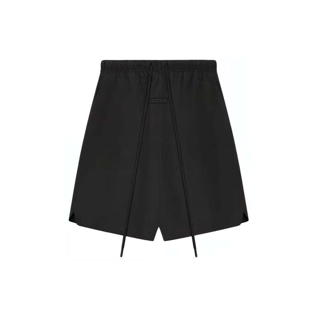 Fear of God Essentials Nyon Relaxed Shorts Jet Black Men Bottoms 160SP244124F