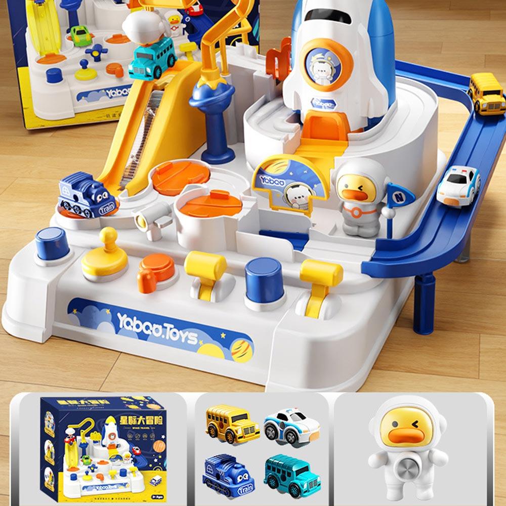 Plastic Model Educational Toys Space Rocket Brain Mechanical Toy Interactive Train  Kids Learning