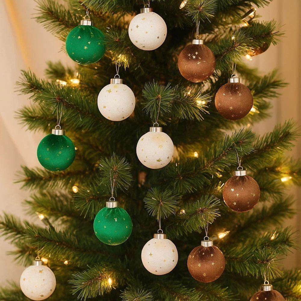 15Pcs Plastics Christmas Balls Pendant Christmas Decoration Pendants  Christmas Home Decoration