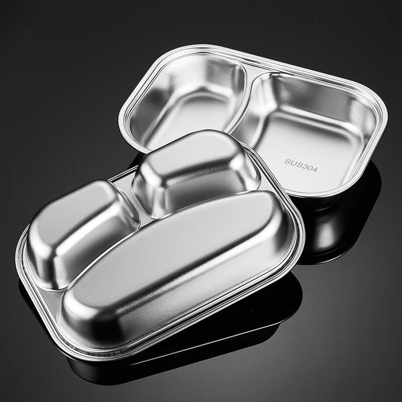 HUIHUADU 304 Stainless Steel Divided Plate for Kids