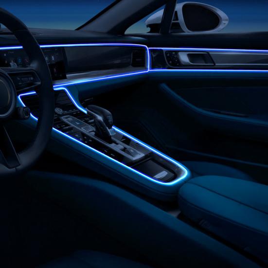 Car Colorful Ambient Light with Wireless App/RF Remote Control LED Interior Lighting Kit for Car Truck SUV RV Boat Home Bedroom Party Decor