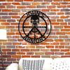 Metal Wall Art Sculpture Home Decor Military Punisher Style Man Cave
