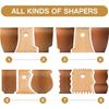 7Pcs Pottery Tools Pottery Foot Shaper Tools Pottery Trimming Tools Pottery Profile Rib For Carving Clay Molds Clay Ceramics