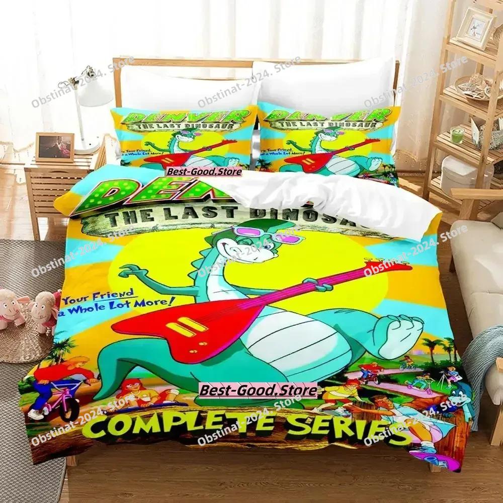 Filtration Facilities Unisex Denver The Last Dinosaur Jeremy Beding Set Single Twin Ful Quen King-Sized Dimensionsd Dimensions Bed Linen Set Adult People Kid Bedrom Duvetcover