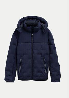 Winter Jacket Tom Tailor Hybrid Puffer Jacket With Detachable Hood (1041324) Sky Captain Blue