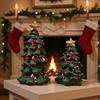 9/13.5cm Photo Props Xmas Atmosphere Ornaments Exquisite Home Decor Cute Mini Christmas Tree Scene Setting Christmas