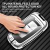 Zinc Alloy Leather Car Key Case For Hyundai Solaris Hb20 I30 Veloster Sr Ix35 Elantra Accent For Kia Sportage K5 Rio Sportage K2
