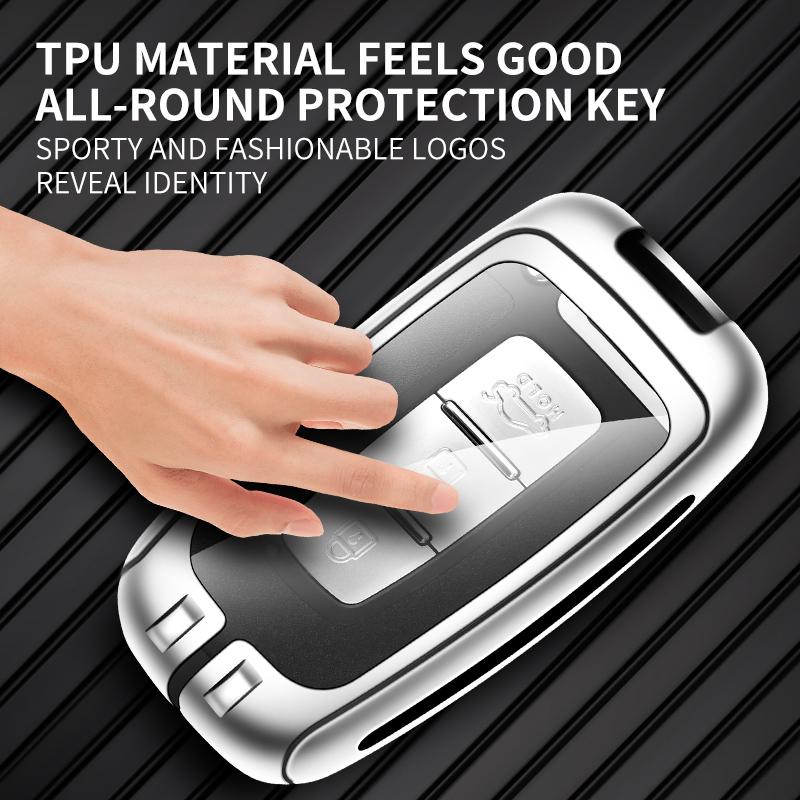 Zinc Alloy Leather Car Key Case For Hyundai Solaris Hb20 I30 Veloster Sr Ix35 Elantra Accent For Kia Sportage K5 Rio Sportage K2
