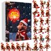 Christmas Advent Calendar - 2D Acrylic Tree Ornament with Airplane Box Packaging