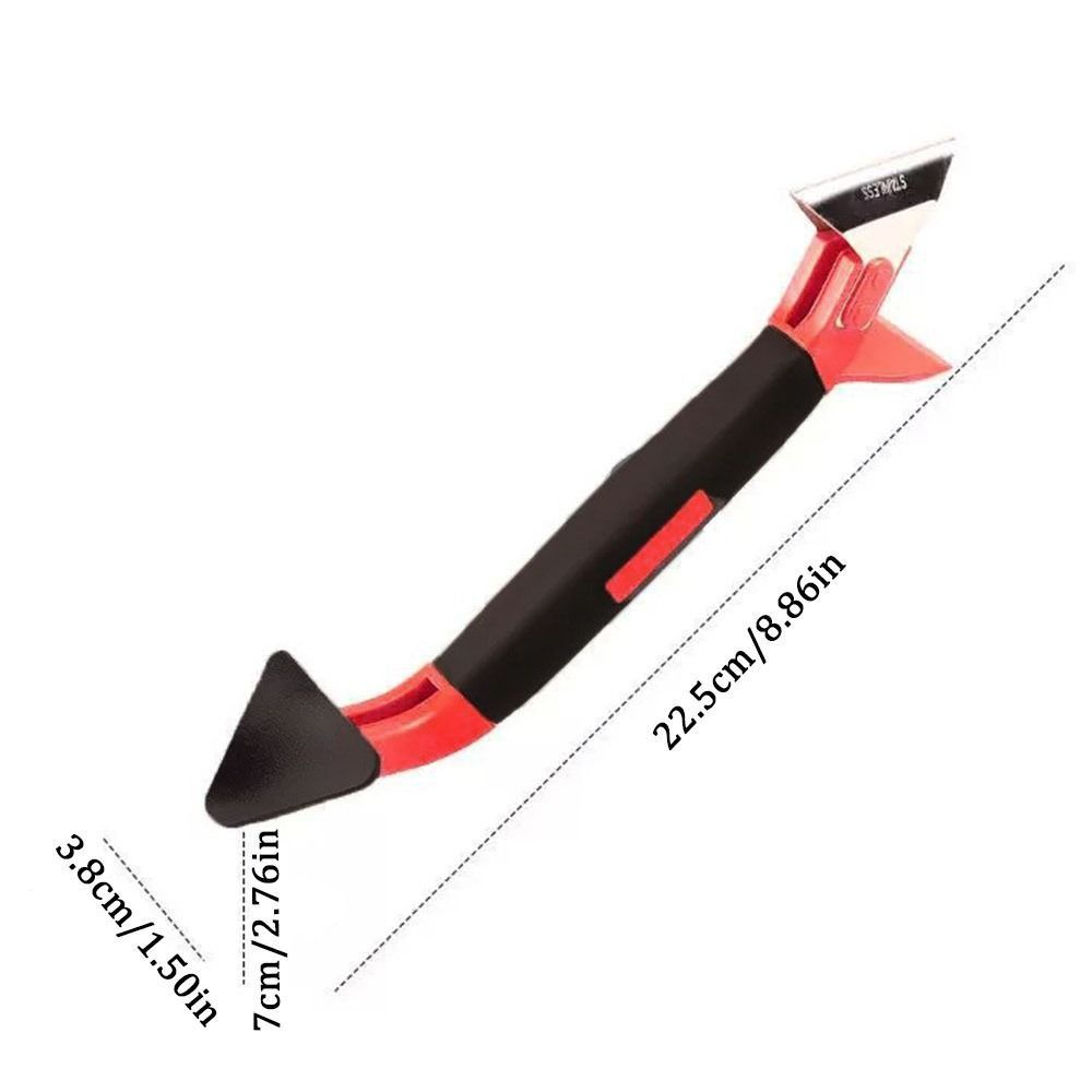 Ergonomics Grip Caulk Tool Multi-function Spureboard Clean Seam Glue Scraper  Tiles