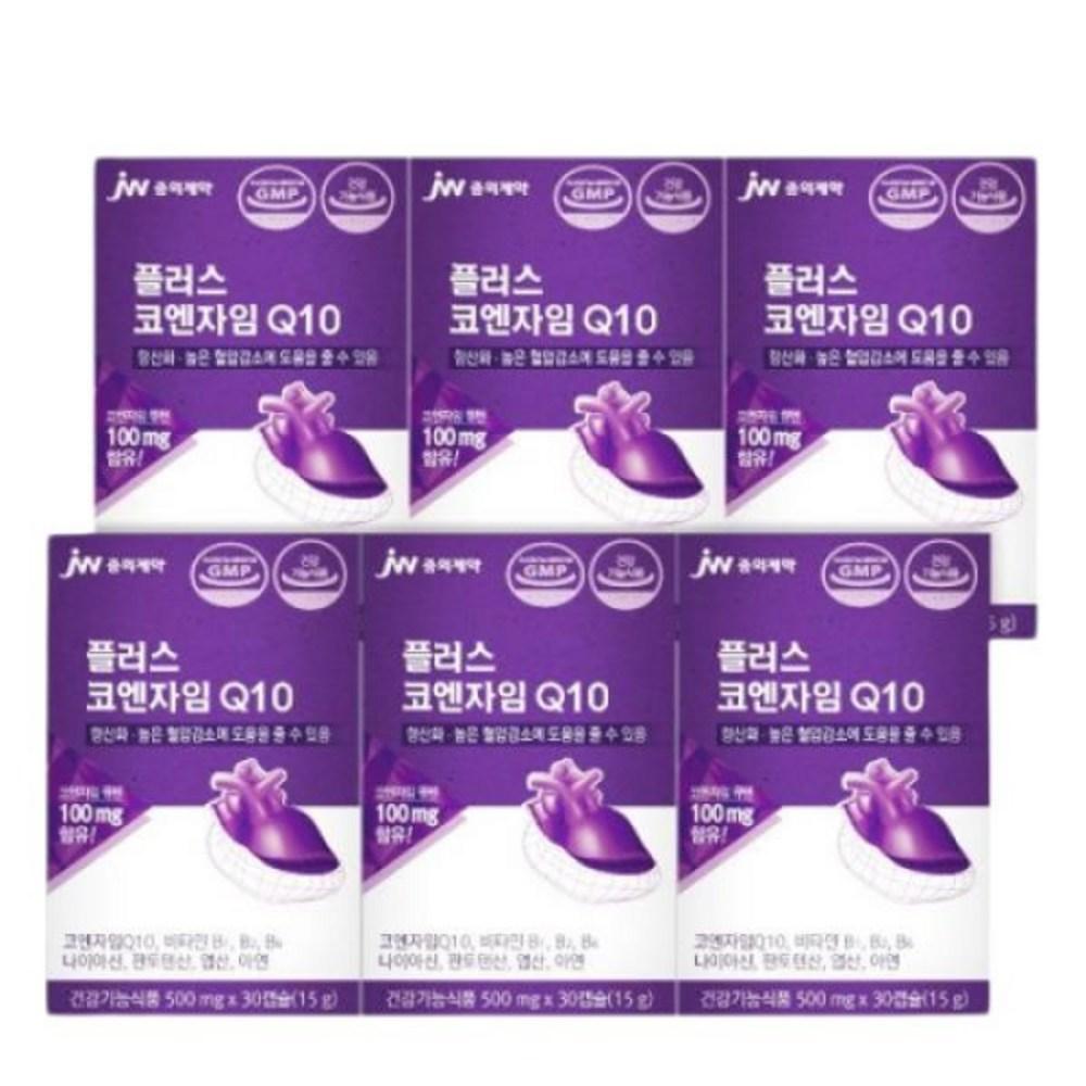 JW Pharmaceutical Plus Coenzyme Q10 30 Tablets (6 Pcs)