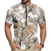 Men's Short Sleeve Cycling Jersey Breathable Quick Dry Lightweight Half Zip Collar Sports Top for Outdoor Riding and Training