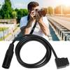 D tAP Female To XLR 4pin Male Adapter Power Cable Adapt XLR To D tAP Female Cord 100cm