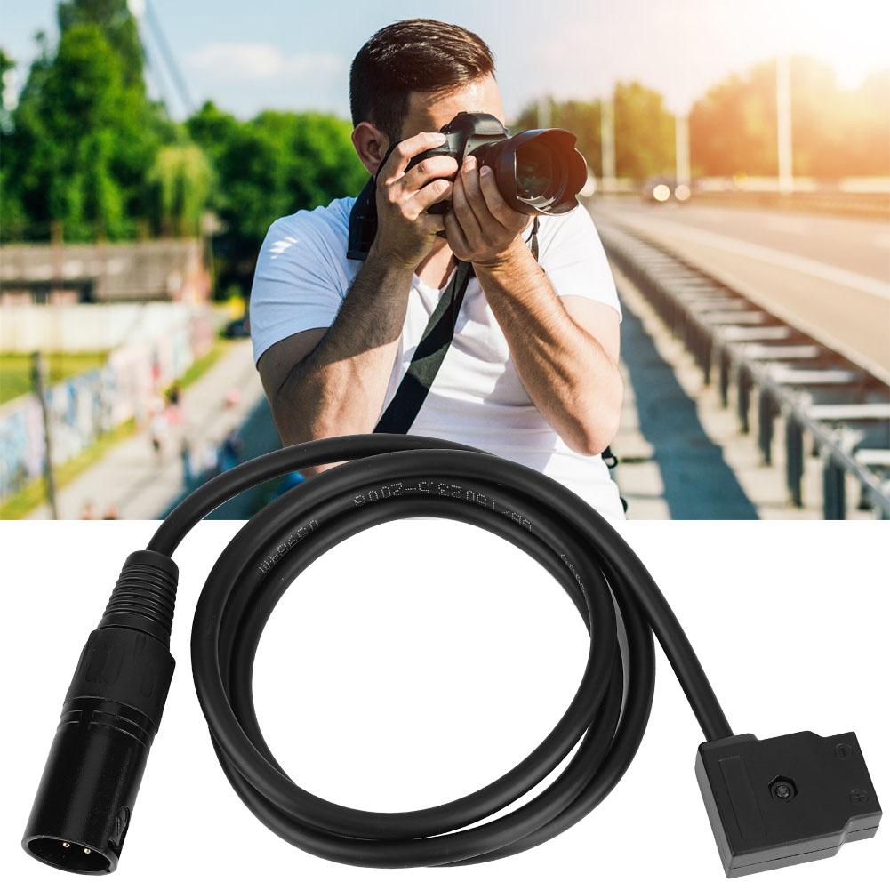 D tAP Female To XLR 4pin Male Adapter Power Cable Adapt XLR To D tAP Female Cord 100cm