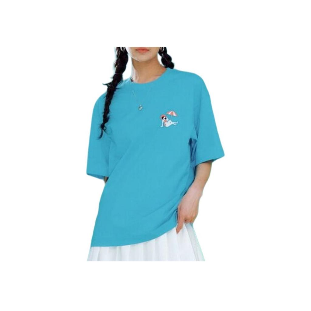 New MLB Fun Life T Shirts Unisex Sky Blue 3ATSC0133-05TQS
