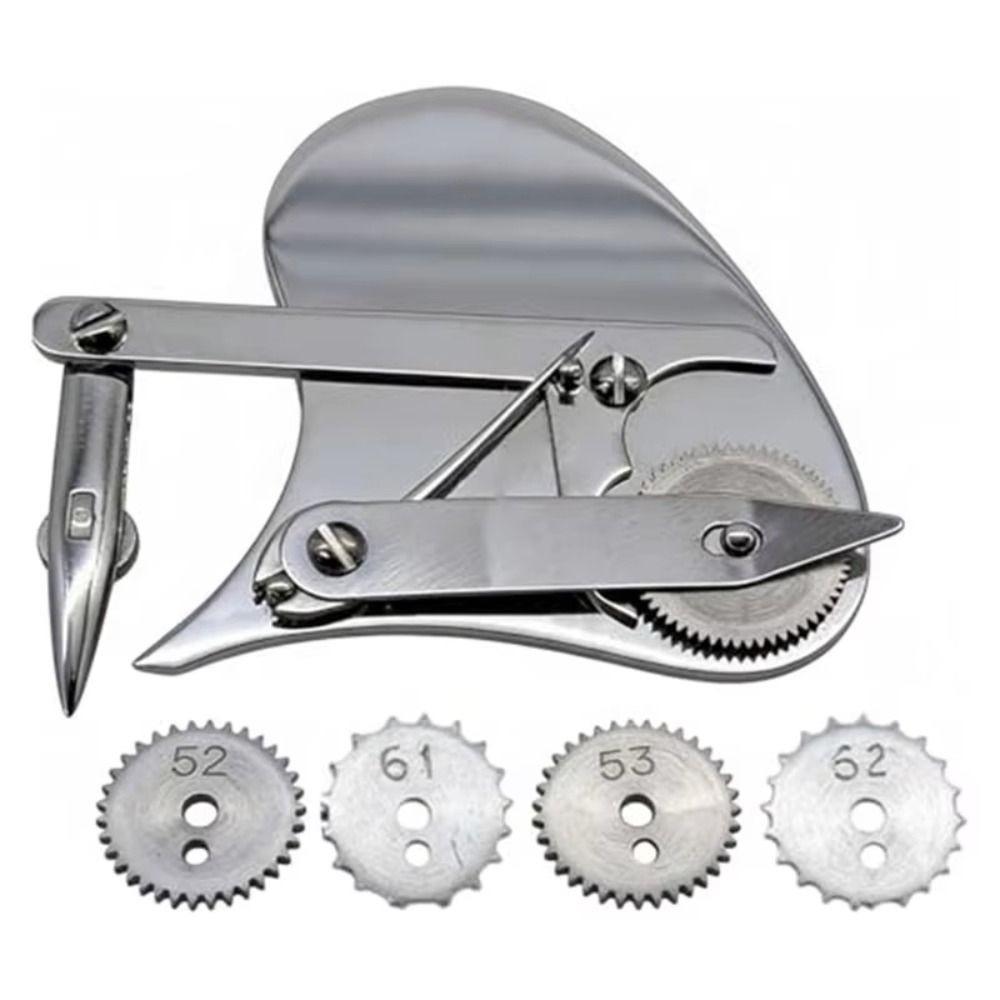 Interchangeable Wheels Ruling Pen Set Vintage Precision Drawing Tool  Engineering Sketches серебряный