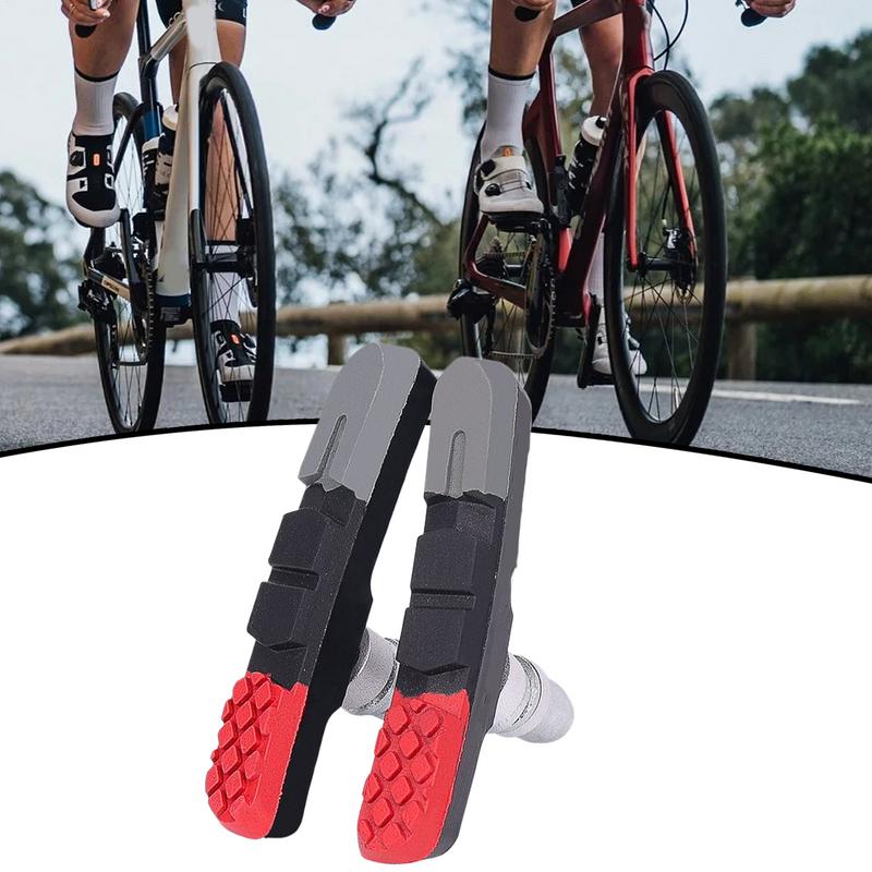 Brake Pads Bike High Performance Cycling Brake Blocks Stable And Powerful Braking Replacement For Enthusiasts Mountain Bicycles
