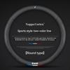 Carbon Fiber Car Steering Wheel Cover For M X3 X5 X6 G01 G02 G20 E90 E91 E92 E39 E46 F01 F02 F10 F15 F20 F25 F30 E60 E70 E71