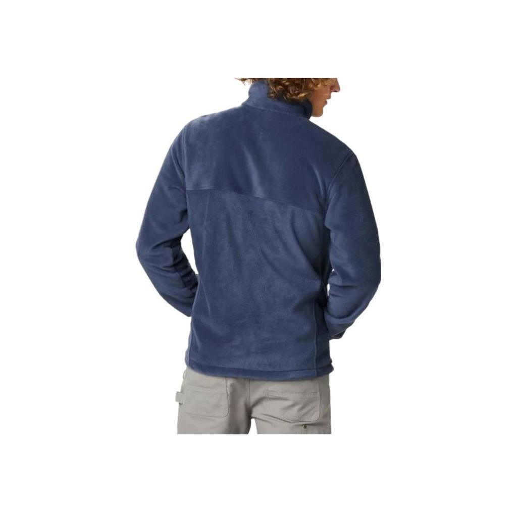 Columbia Solid Color Stand Collar Zip Long Sleeve Jacket Men Jackets Blue WM3220-640