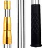Stainless Steel Golden Sleeve Telescopic Fishing Landing Net Handle