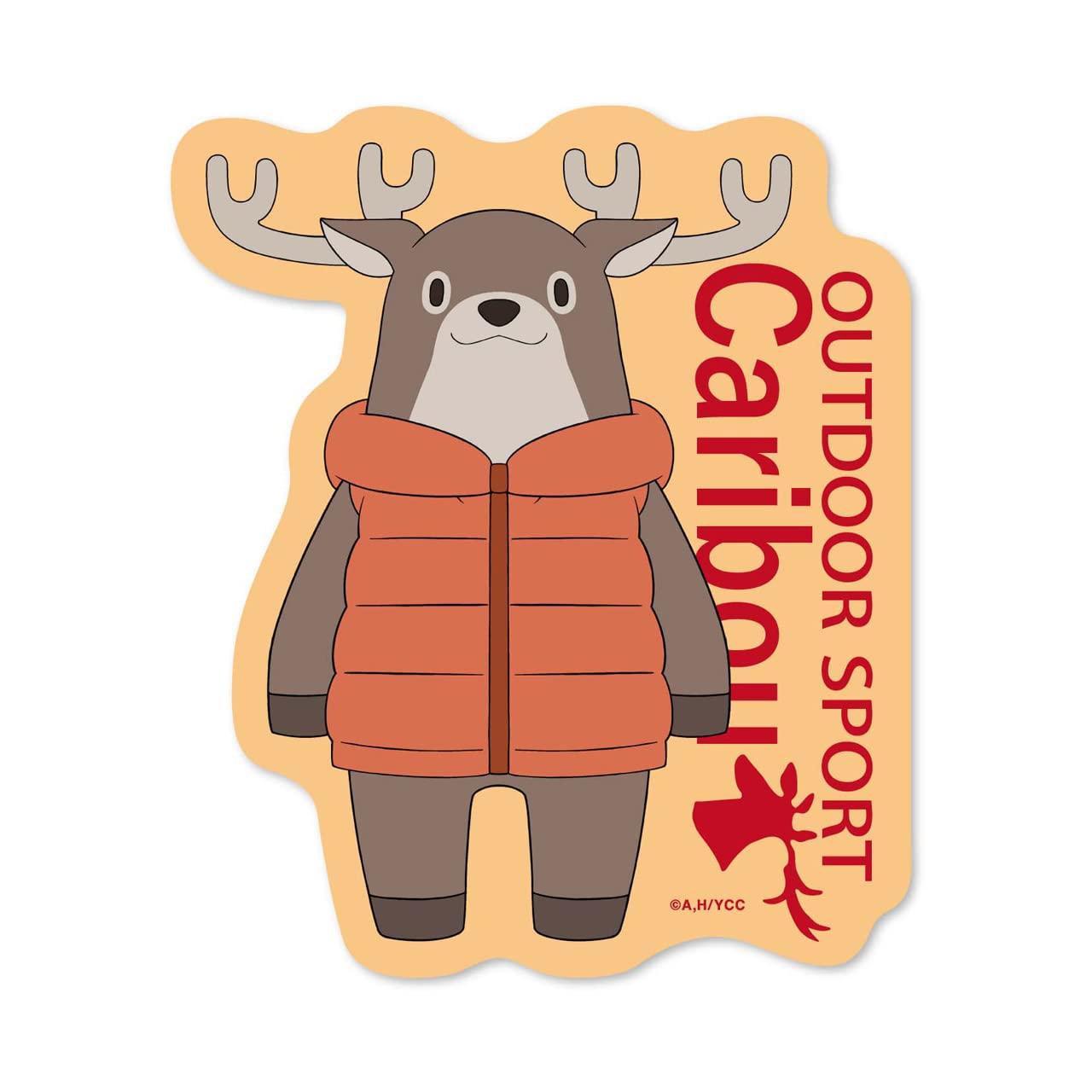 

Коврик для мыши Groove Garage SEASON2 Ш170мм x В201мм Из ПВХ Листовая резина Yurucamp Caribou-kun Прибл.