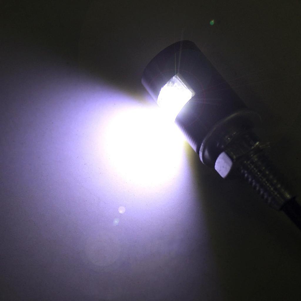 HUIKKJP LED License Light, Built-In Bolt, License Plate Lamp, License Plate Screw, LED Built-In