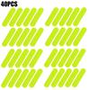 10/40/80PCS Night Reflective Strip Warning Stickers Waterproof High Visibility Reflector Tape for Car Motorcycle Helmet Bicycle