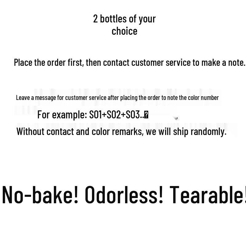 Peelable Odorless Water-based Nail Polish - Quick-drying, No-bake, Ice-clear Solid Nude Color for Students