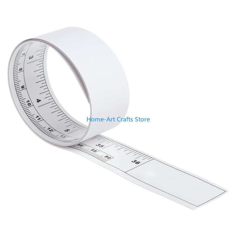 Y3NA Small Pasty Tape Measure with Clear Scale Self-Adhesive Tape Measure Workbenches