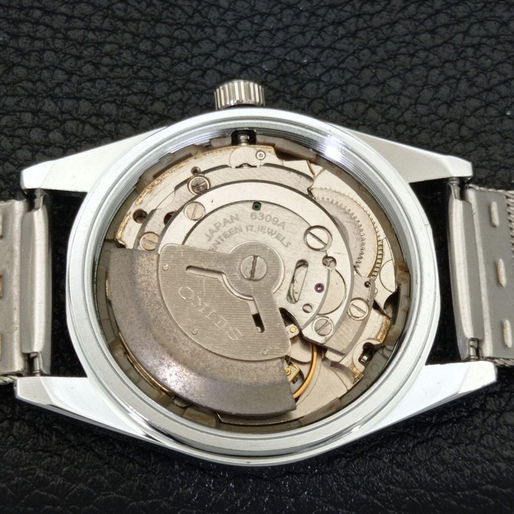 VINTAGE REFURBISHED SEIKO 5 AUTOMATIC JAPAN MENS GREY COLOR DIAL WATCH a440373-4 Sk-a440373