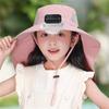Children's  Outdoor Mountaineering Fishing Sun Hat With Large Solar Fan