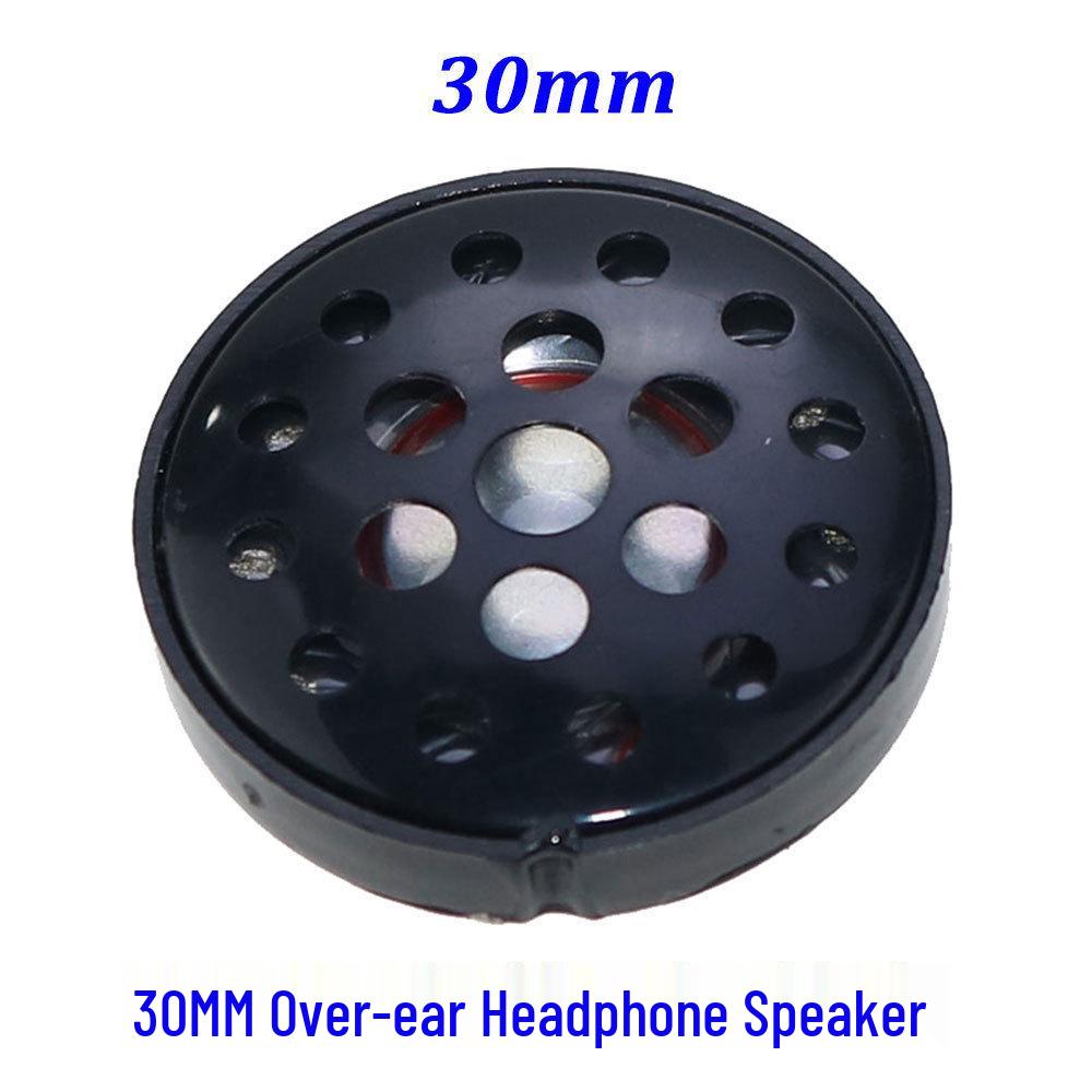 27/30/40/50mm Bluetooth Headphone Speaker Unit with Cover, 32 Ohm, Head-mounted Loudspeaker