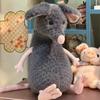 Lachlan Sad Jellycat Rat Plush Toys With Pp Cotton For Teens Daily Holiday Gifts