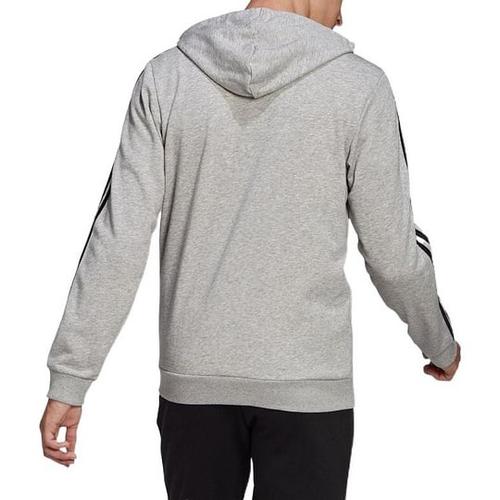 adidas Essentials French Terry 3 Stripes Full Zip Hoodie GK9034