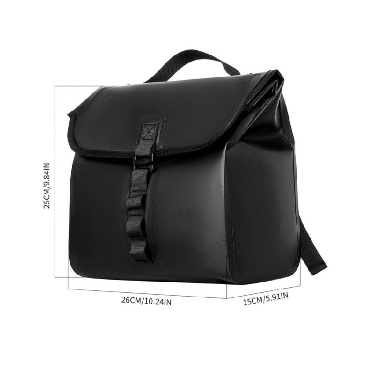 Weather Proof Saddlebag Motorcycle Bike Storage Bag with Expandable 5-10L Space Optimizing for Cycling City Commuting