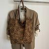 Canvas-Tasche mit Leopardenmuster für Damen, neuer Frühlings- und Sommermodetrend, lässige Umhängetasche mit großem Fassungsvermögen