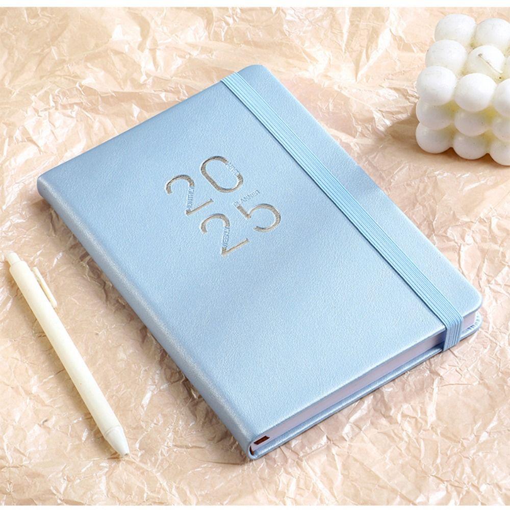 5 Colors 2025 Planner Notebooks A5 Sketchbook Schedule Journals  Office School Supplies