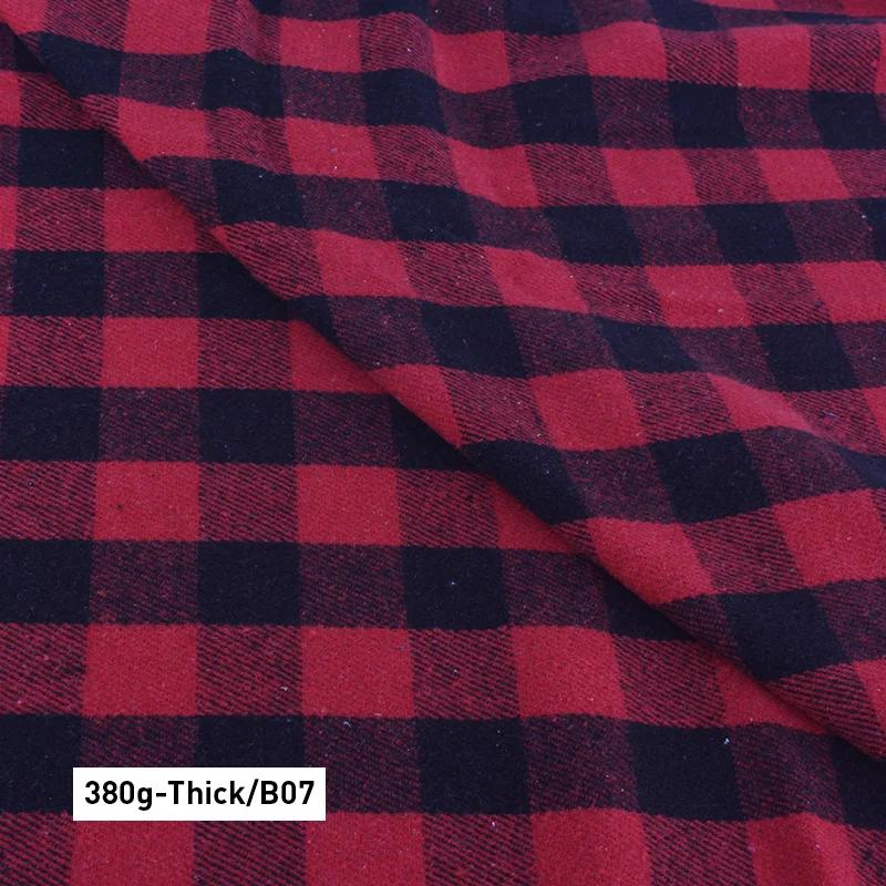 Scottish Checks Polyester Cotton Fabric Medium/Thick Classic Stylish Fabric for Sewing Clothes Skirts Dresses Tartan Designer