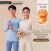 Unisex Teen Lyocell Mulberry Silk Autumn Top & Pants Set