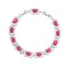 Wholesale of New Exquisite Oval Bow Candy Zircon Bracelets for Ladies with Niche Designs